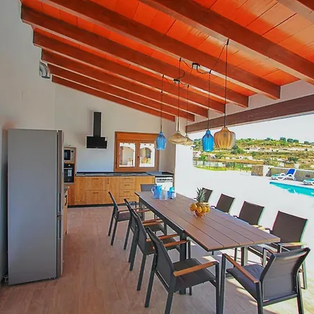 Rosalia - With Panoramic View And Private Pool In Teluda Villa *